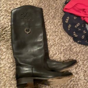 Frye logo boots